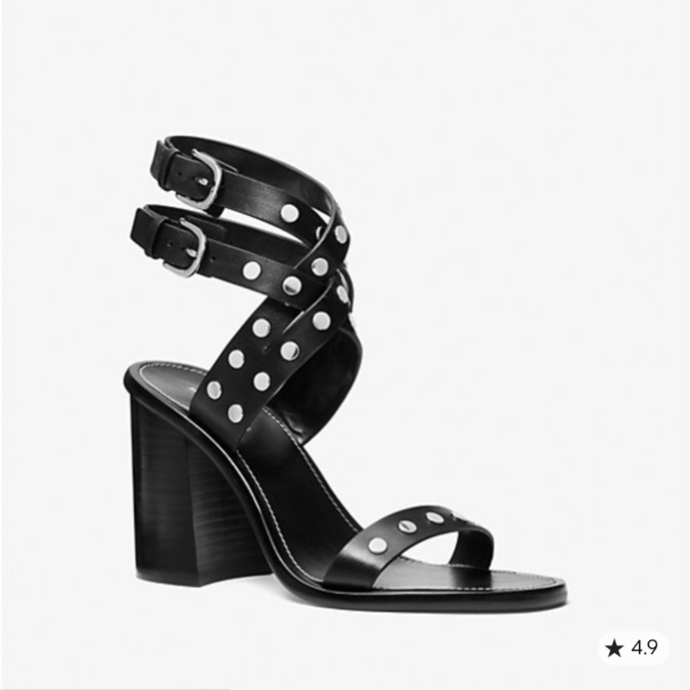 Michael Kors Black Studded Heels